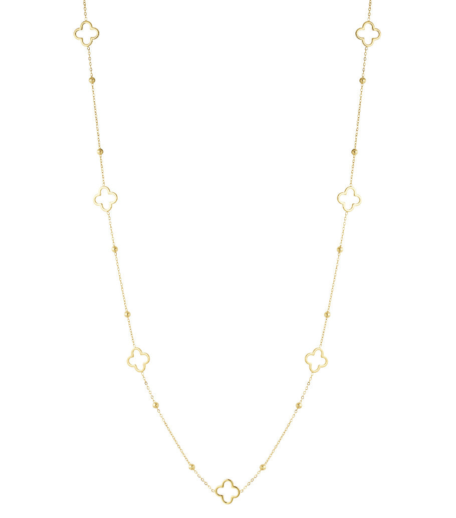 Lange klaver ketting