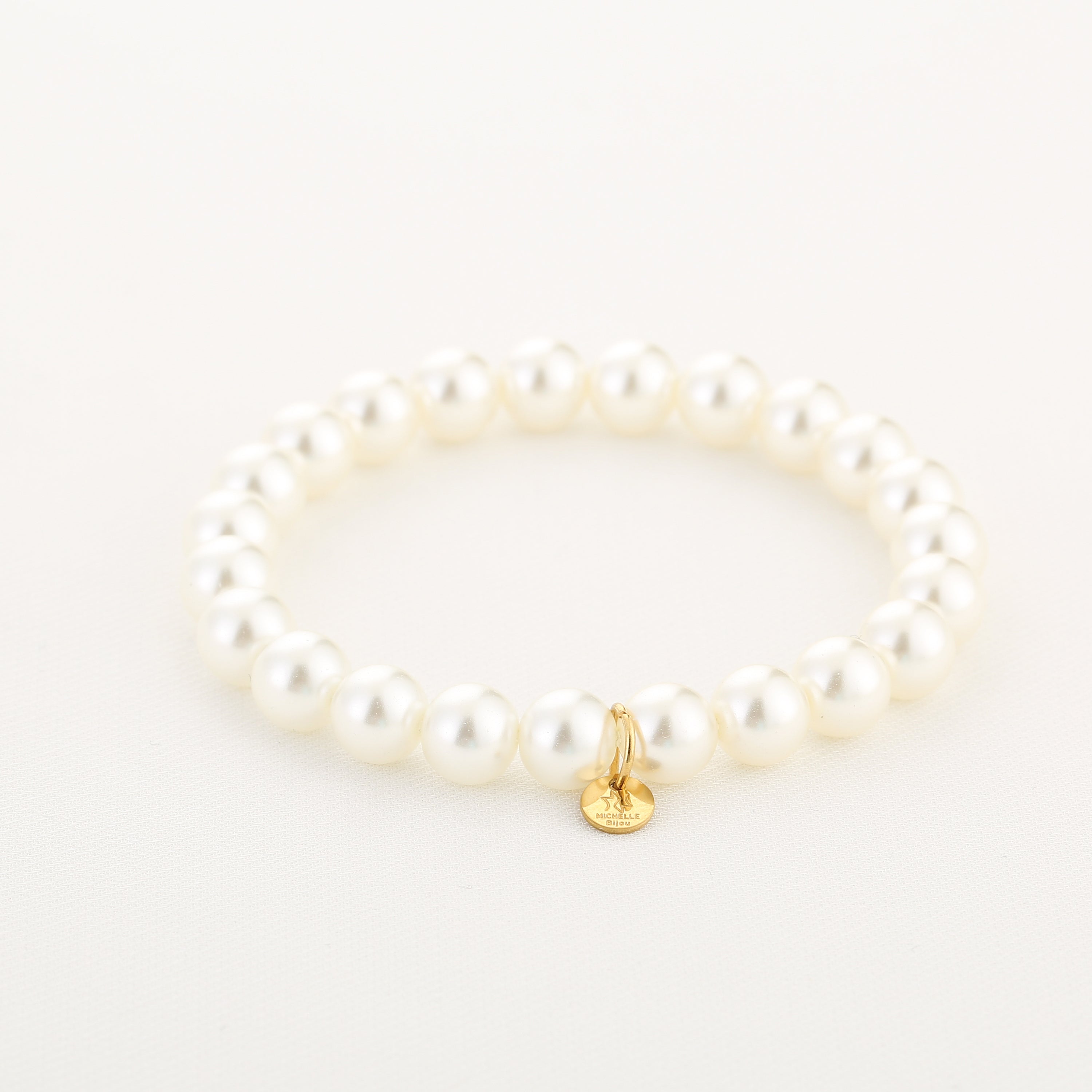 Parels armband - wit