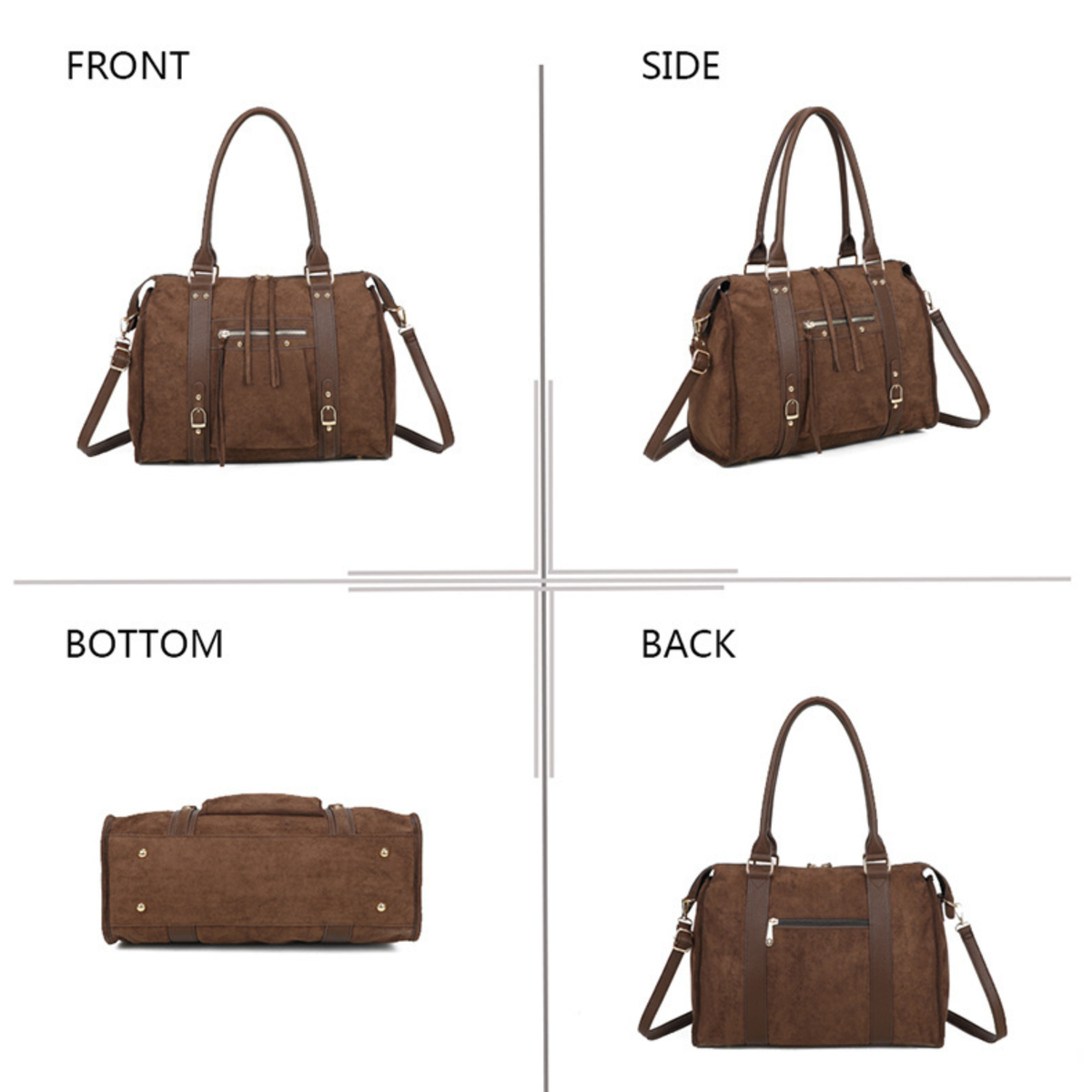 Campus Suede Bag – Chocolate 🤎