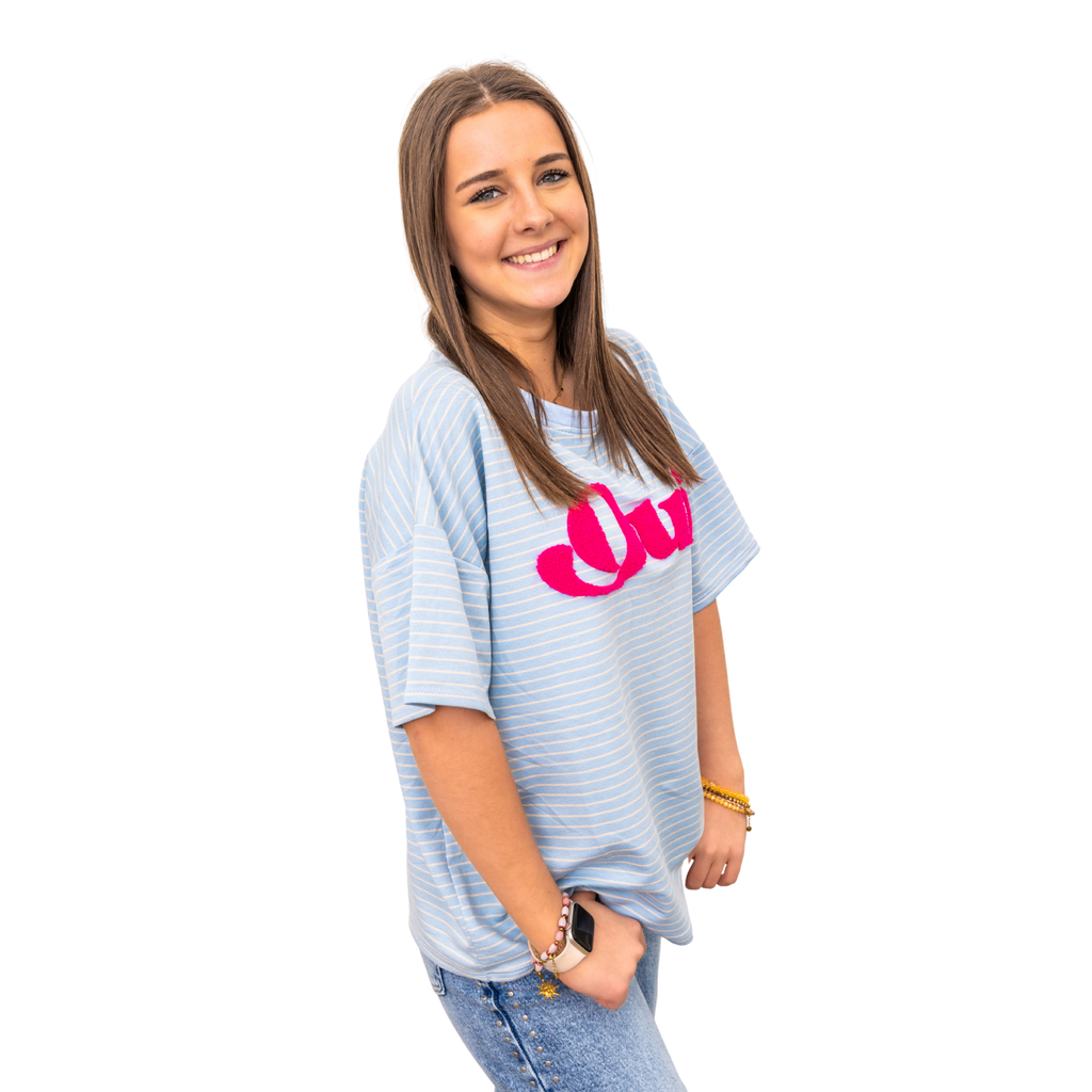 Oui Summer T-shirt - Blue