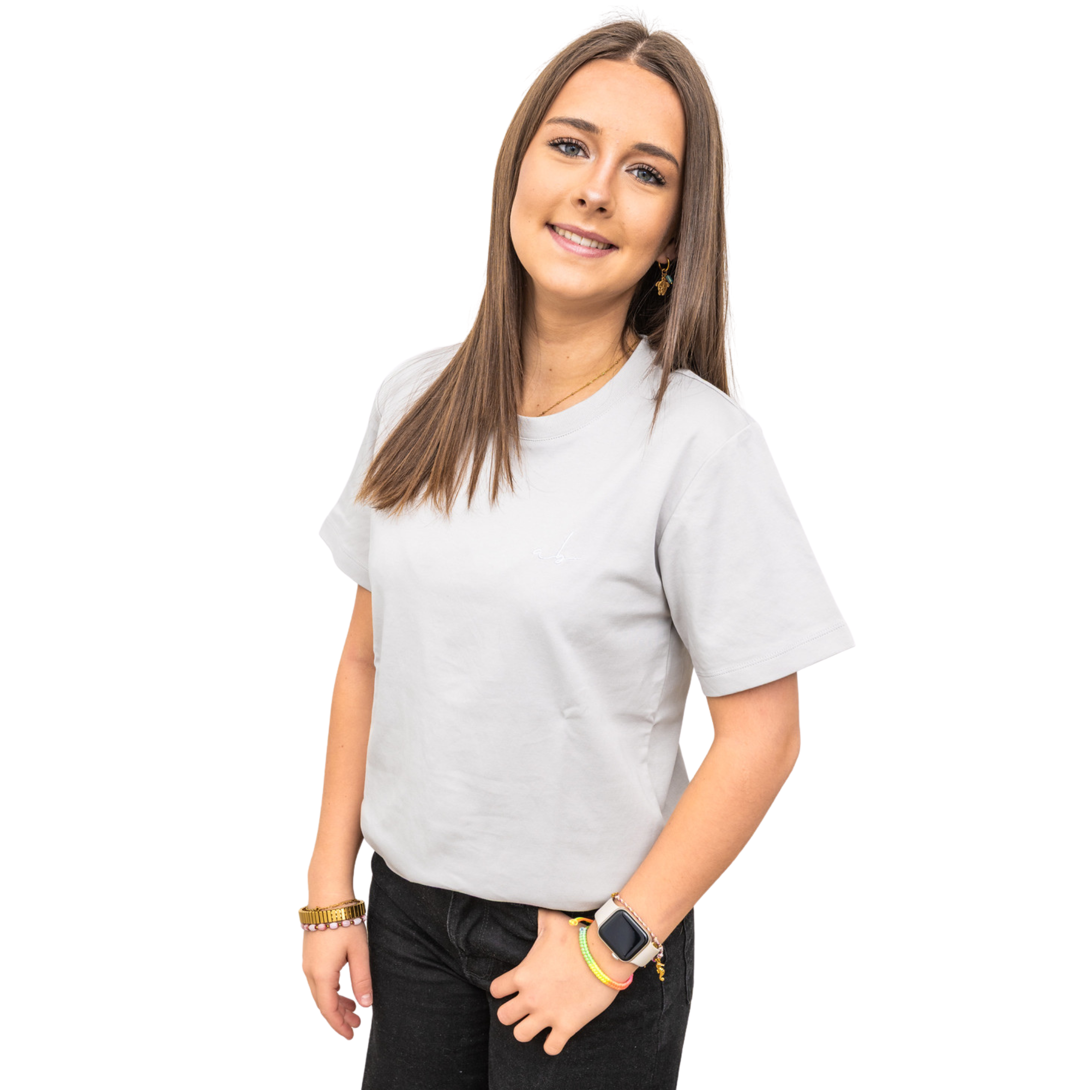 Aidan Essential T-shirt - Light Grey