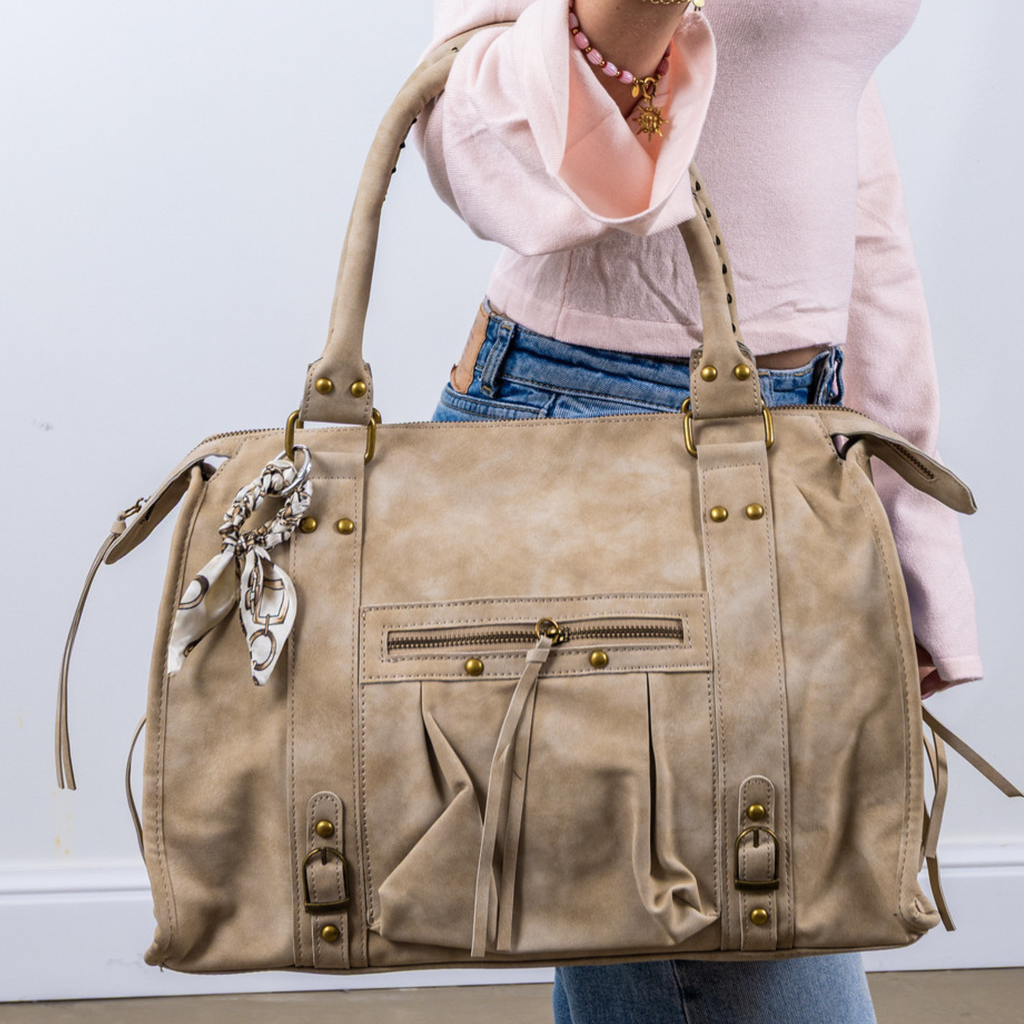 Must-Have Handtas – Beige - Large