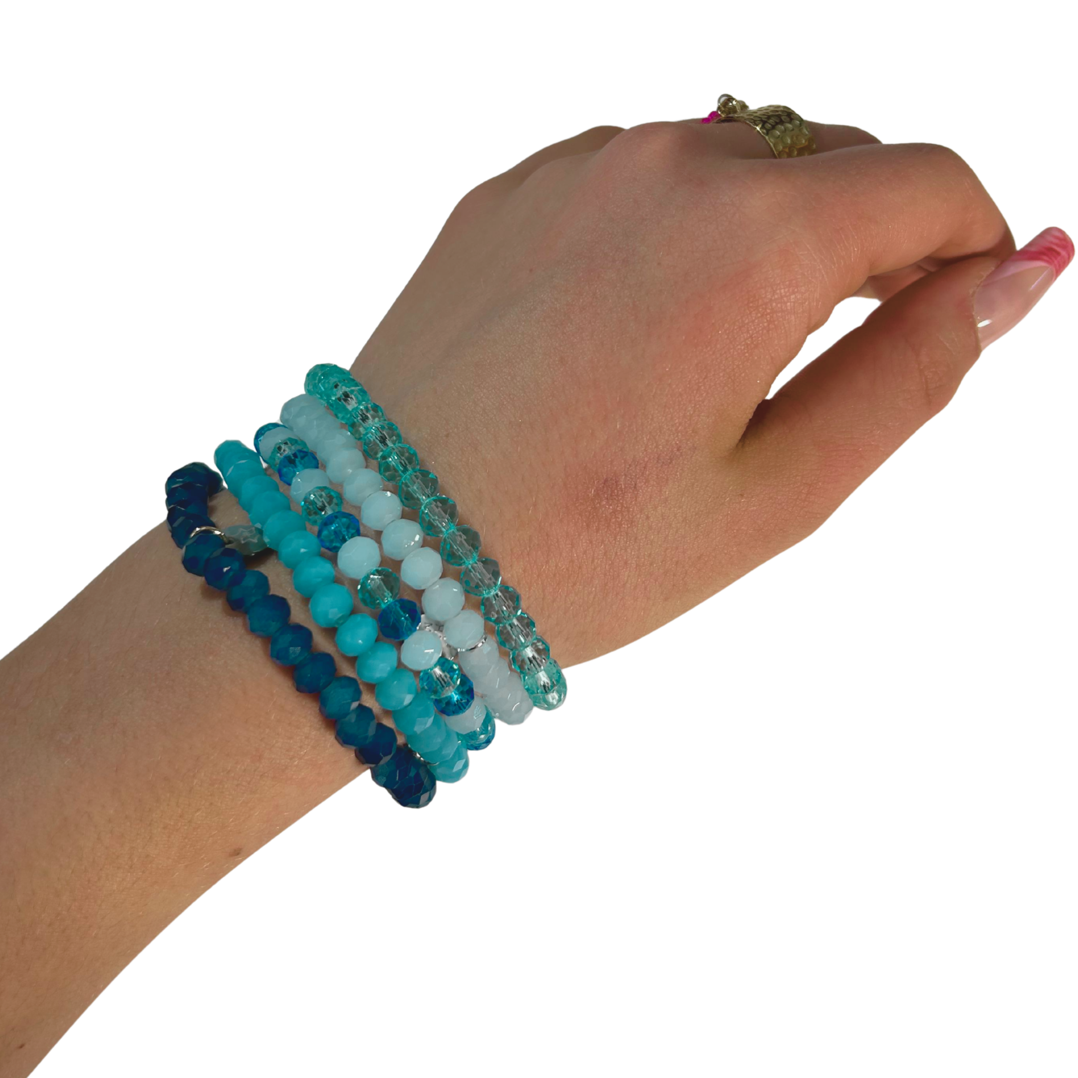 Blue Set 💙 – 5 armbandjes voor €8