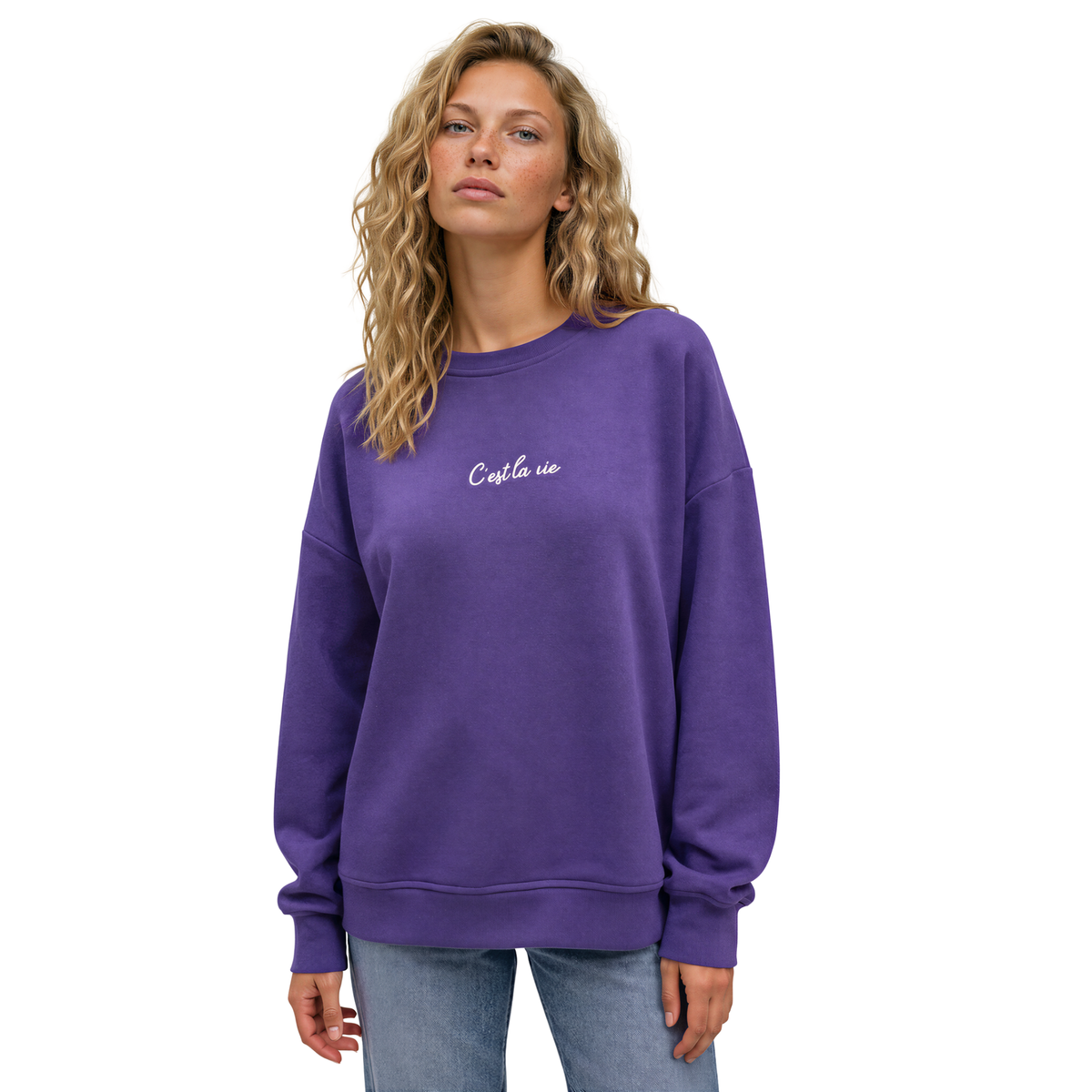 C’est La Vie Sweater – Purple 💜