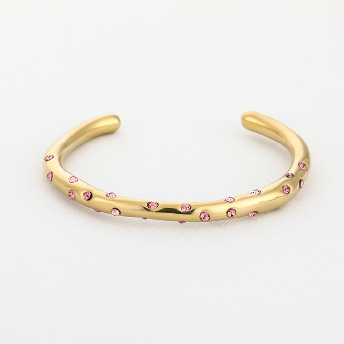 Zirkonia Party Bangle - Pink