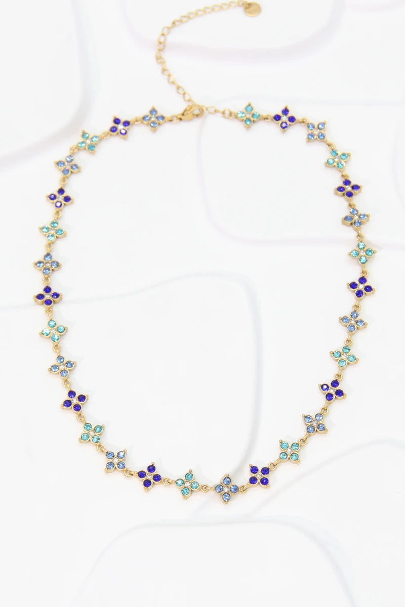 Bloom Sparkle ketting – Blauw, foto 3