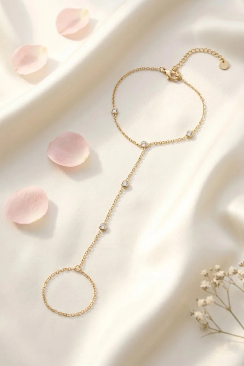 Sparkle handketting – Goudkleurig, foto 1