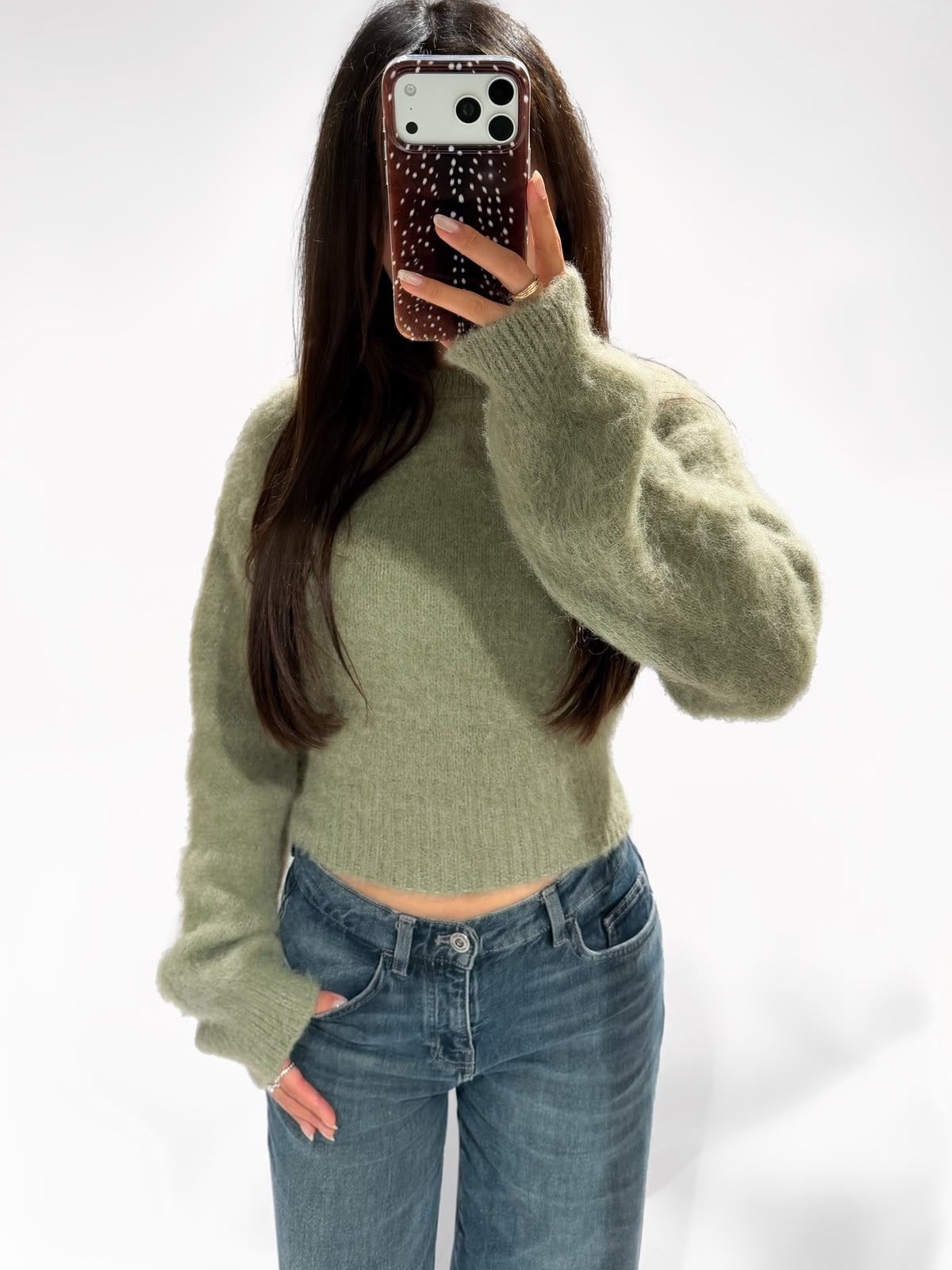 Polly - Sweater - Pistache