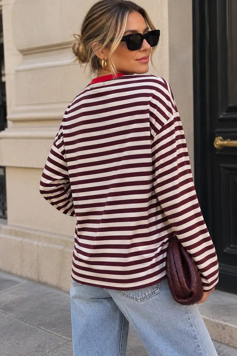 Luna hartjeslongsleeve – Pruim, foto 4